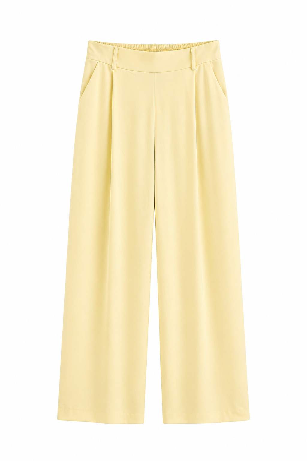 Pantaloni Palazzo Wide-Leg con Pince