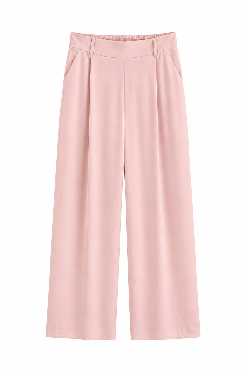 Pantaloni Palazzo Wide-Leg con Pince