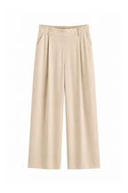Pantaloni Palazzo Wide-Leg con Pince