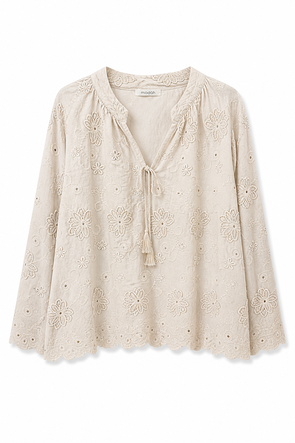 Blusa in Sangallo