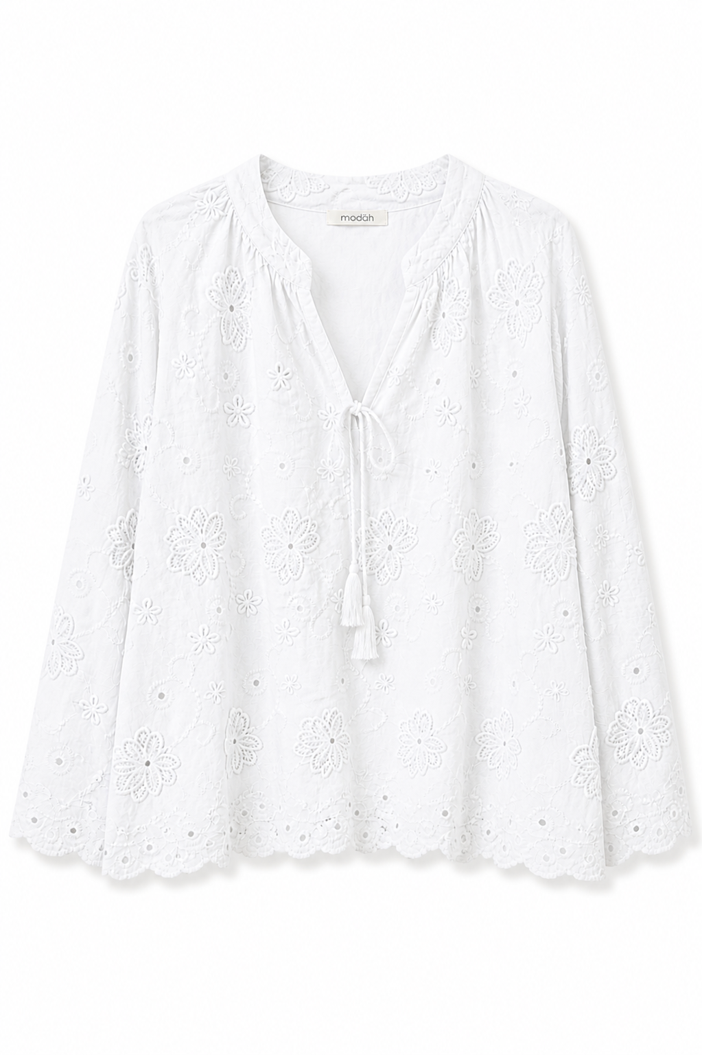 Blusa in Sangallo