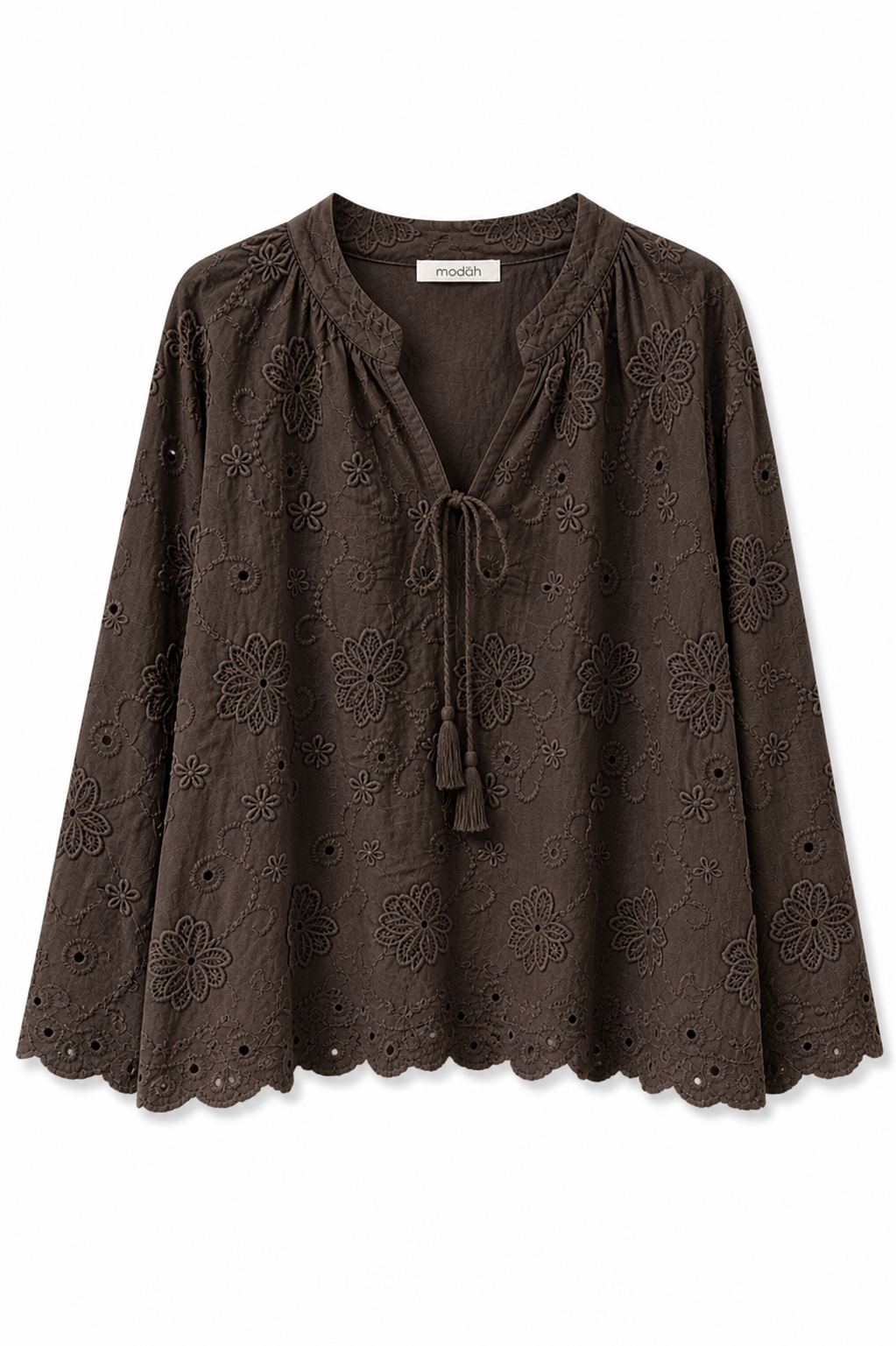 Blusa in Sangallo