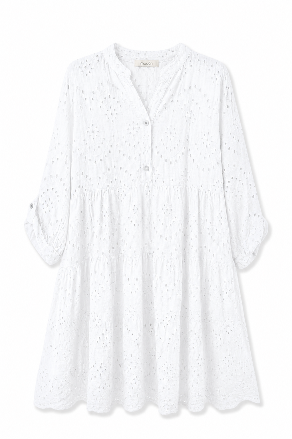Abito a Balze in Sangallo con Scollo a Serafino