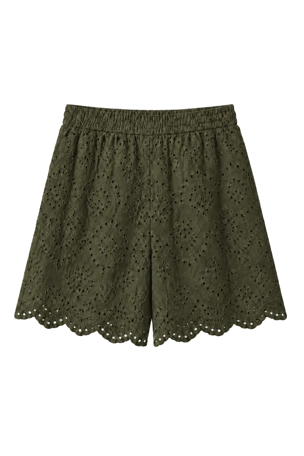 Pantaloncini in Cotone Sangallo
