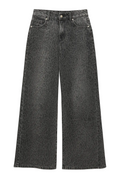 JEANS WIDE LEOPARD