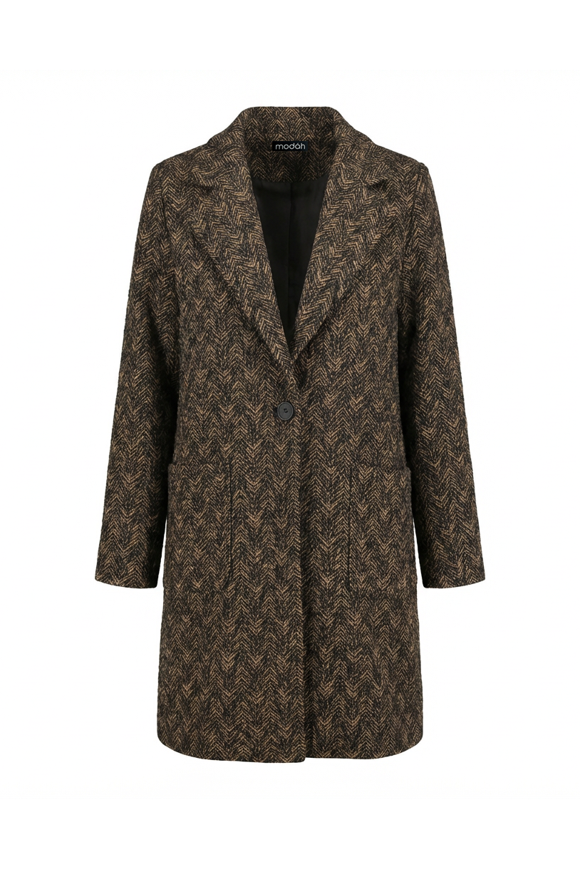 CAPPOTTO IN TWEED SPIGATO