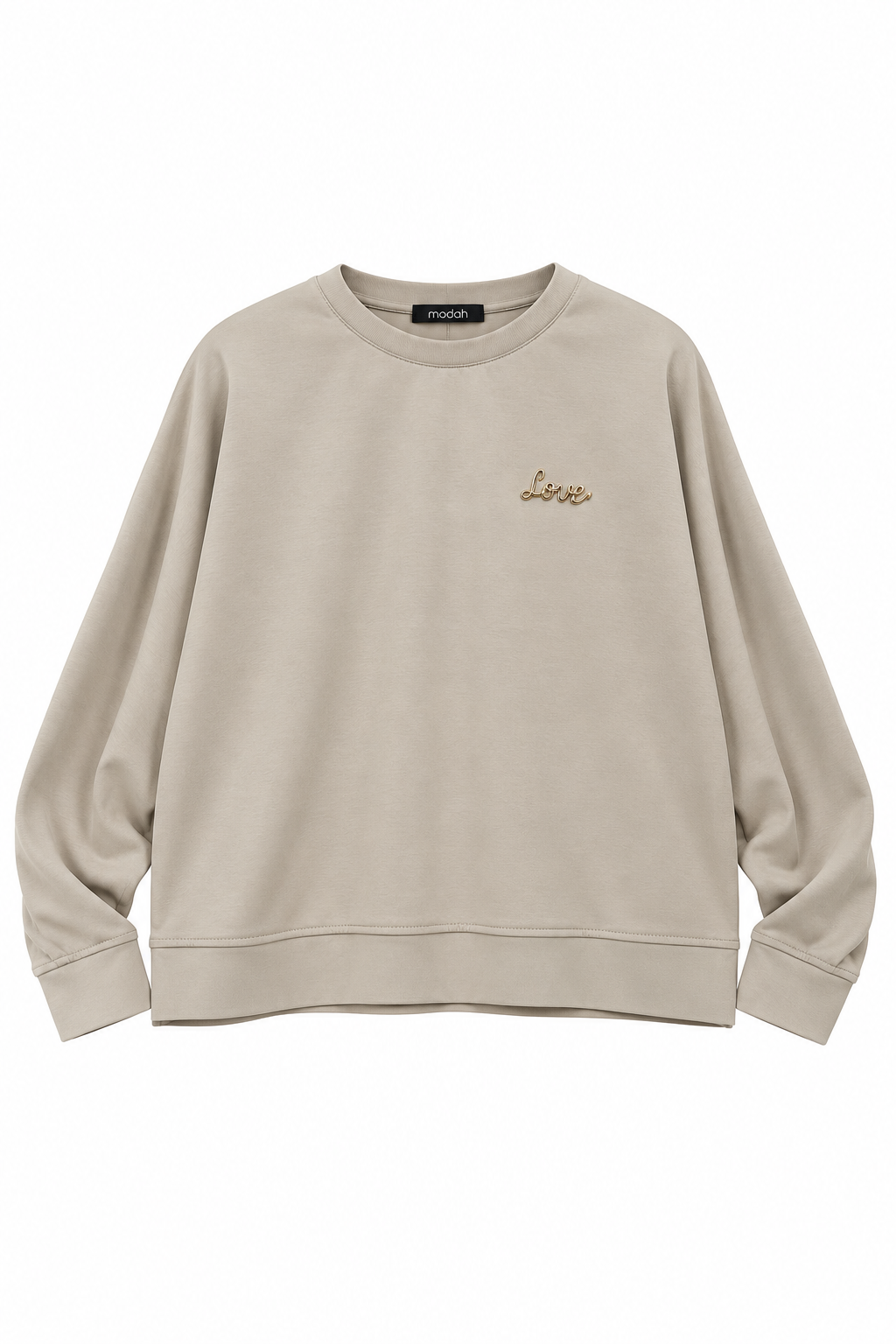 Felpa Girocollo Oversize "Love"