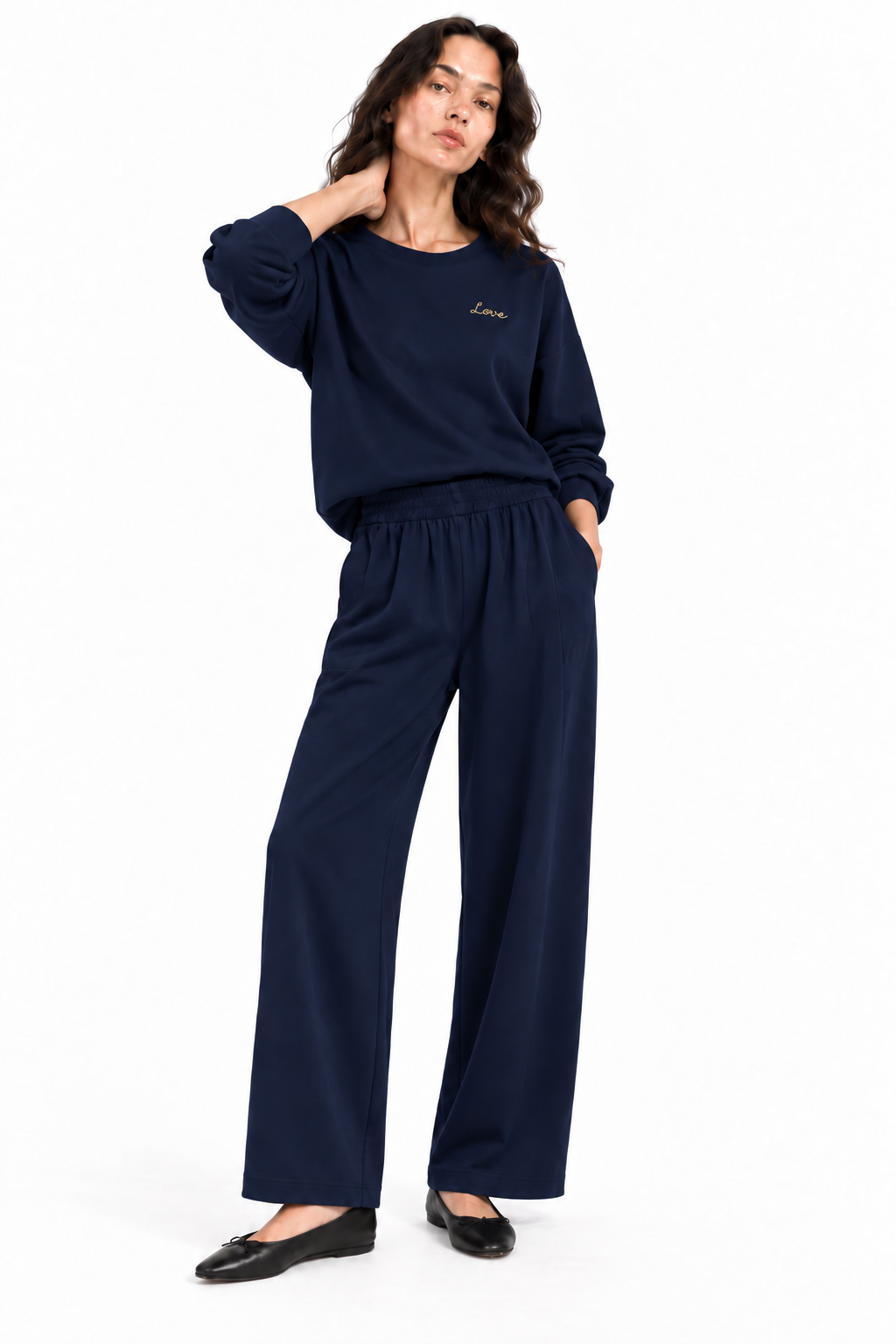 Felpa Girocollo Oversize "Love"