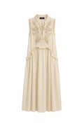 Abito Lungo Boho-Chic con Ricami