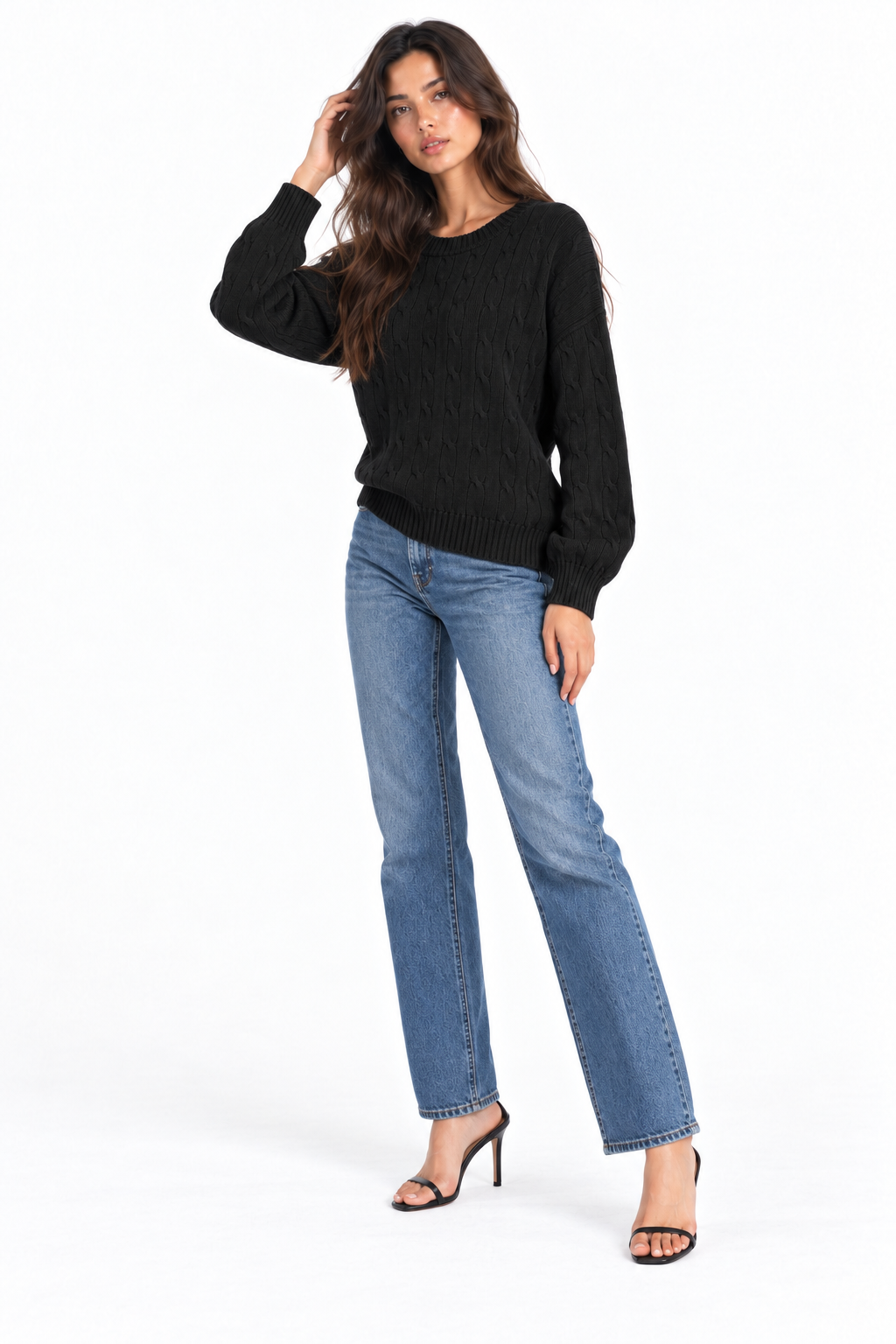 Maglione Girocollo Nero