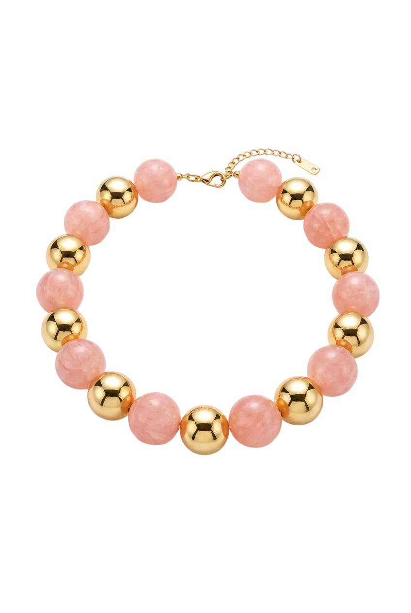 Collana con Sfere Venate