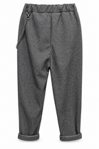 Pantaloni Sartoriali con Catena Decorativa