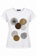 T-Shirt Bianca con Stampa