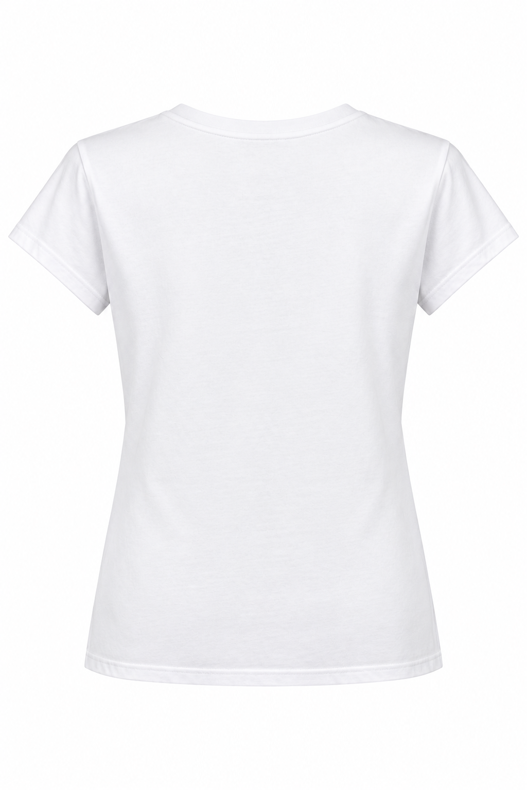 T-Shirt Bianca con Farfalla di Strass