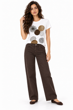 T-Shirt Bianca con Stampa