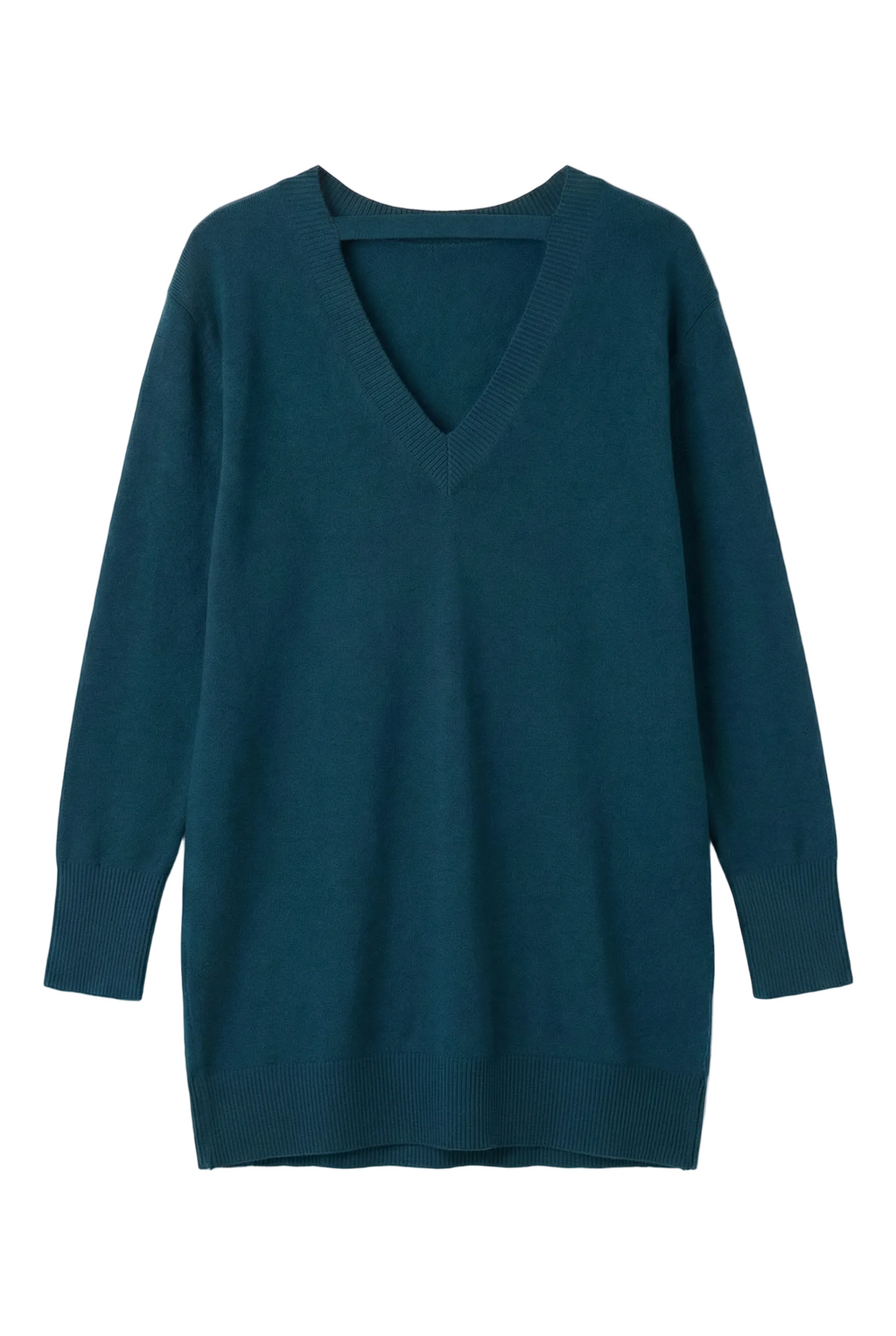 Maglione con scollatura a V sul retro