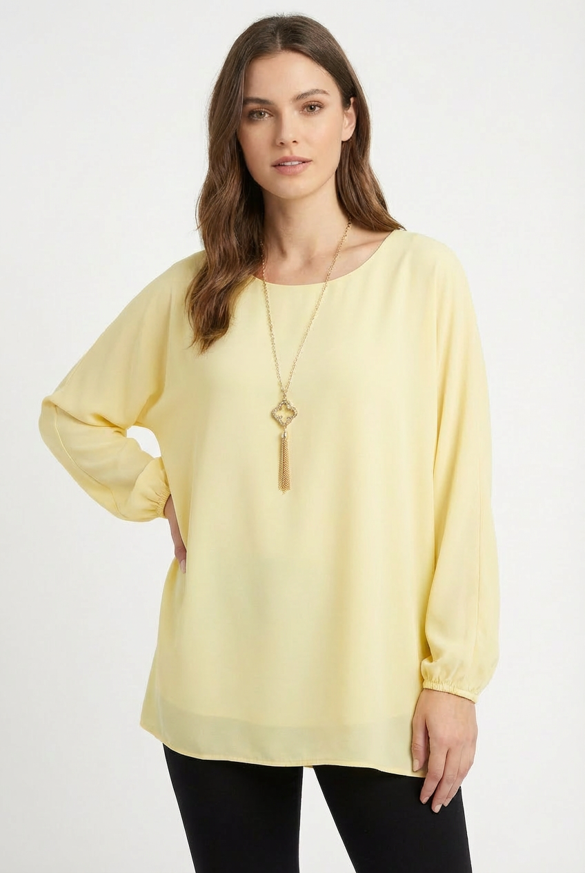 Georgette con collana abbinata