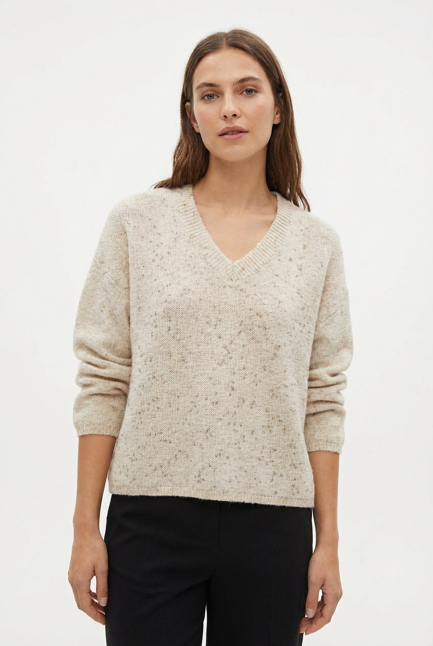 Maglione in Maglia Melange