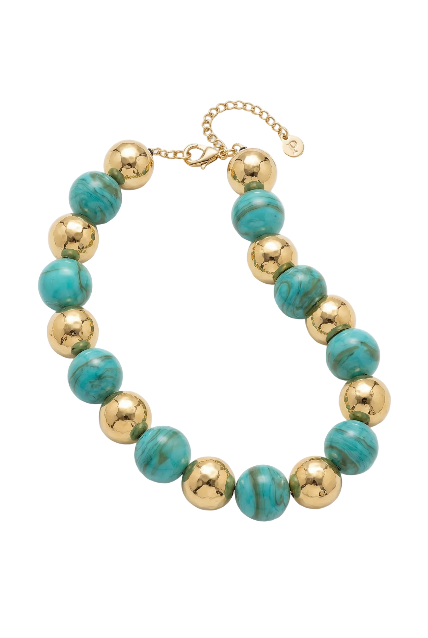 Collana con Sfere Venate