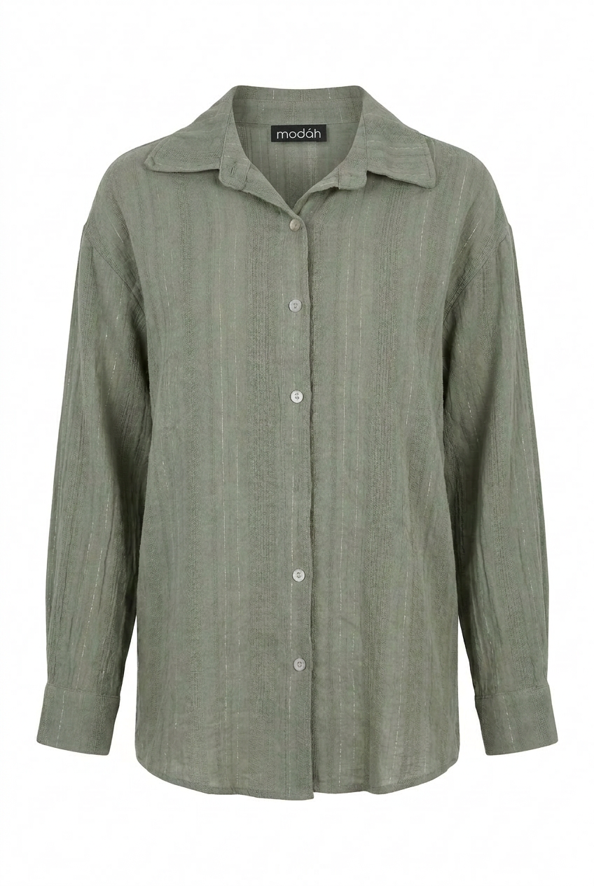 Camicia Oversize in Cotone