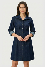 Abito Chemisier in Denim