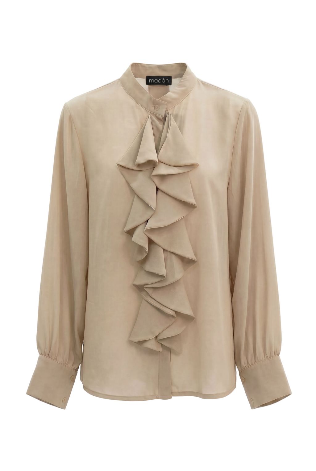 Blusa con Volant a Cascata