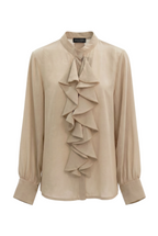 Blusa con Volant a Cascata