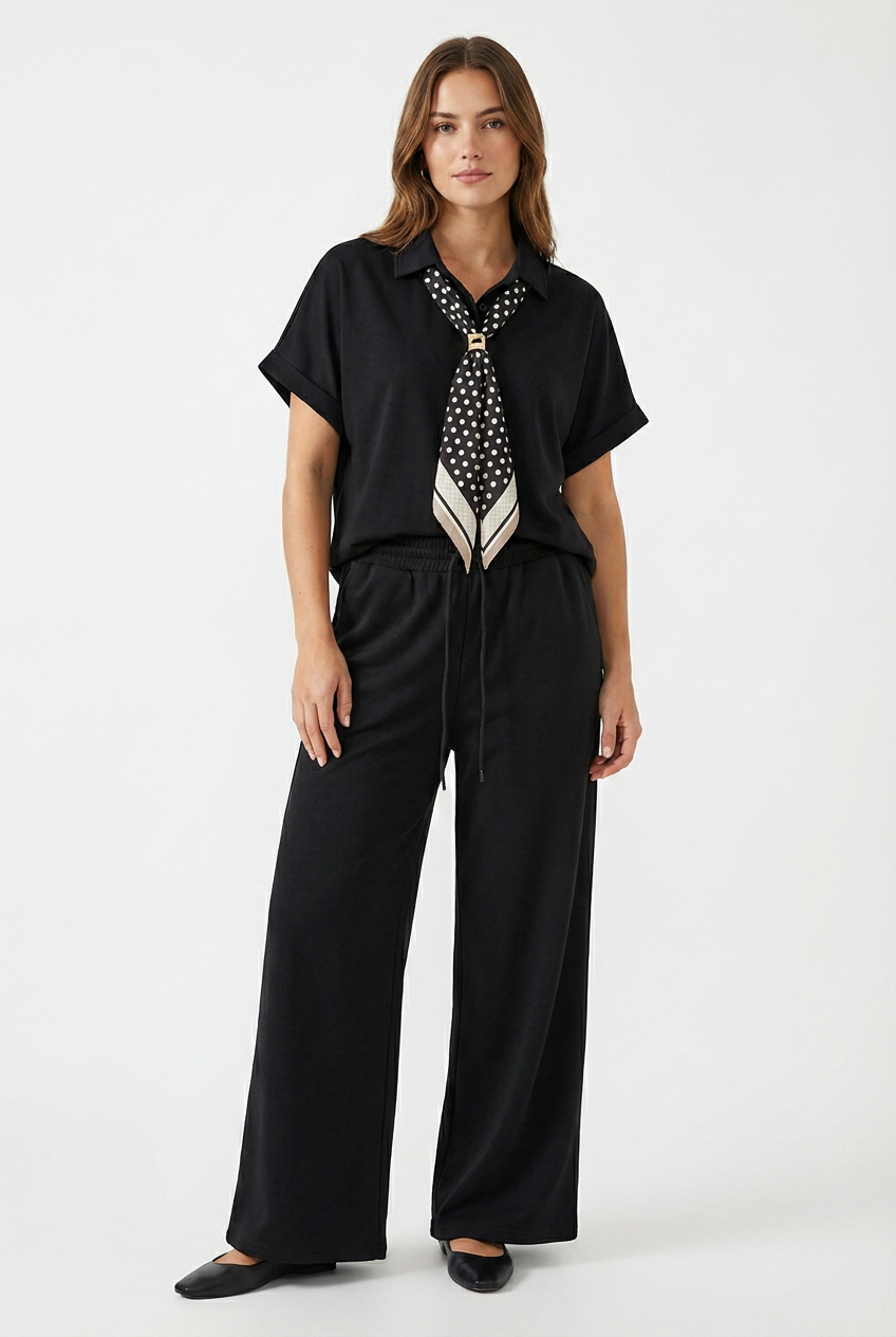 Pantaloni Jogger con Vita Elasticizzata
