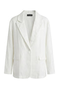 Blazer Monopetto in Misto Lino