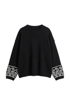 Maglione con ricami