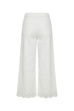 Jeans Wide Leg con Fondo Traforato