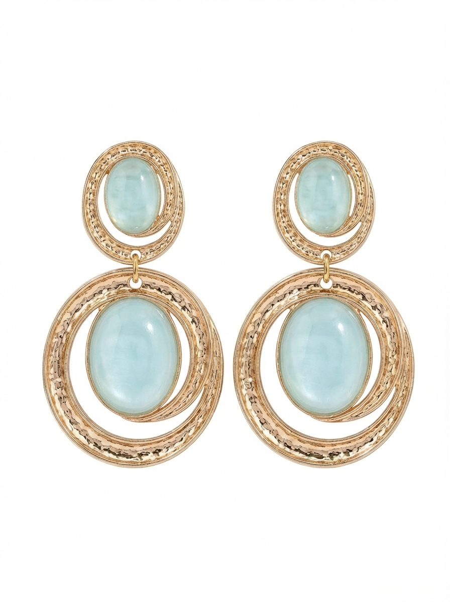 Orecchini Aura a Doppio Cerchio