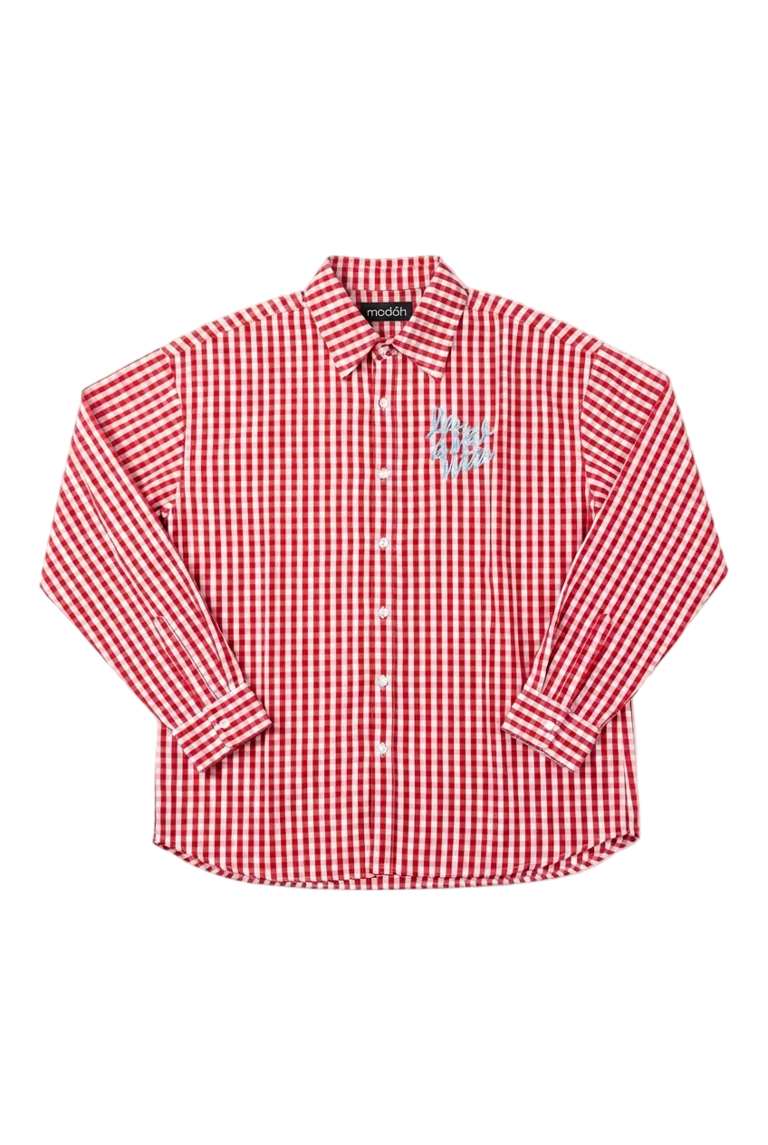 Camicia a Quadri con Stampa