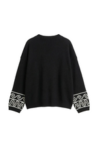 Maglione con ricami