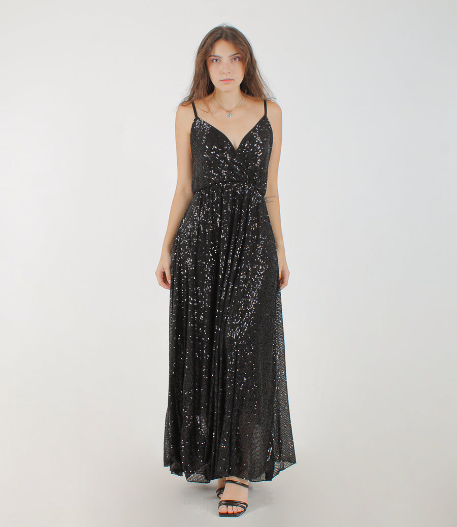 ABITO LUNGO SHINE SM NERO