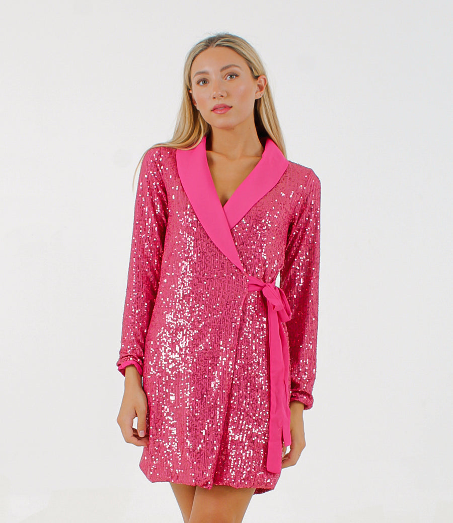 ABITO GIACCA SHINE SM FUCSIA