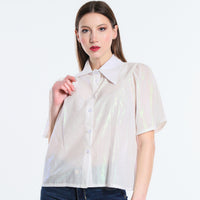 CAMICIA SHINE L BIANCO