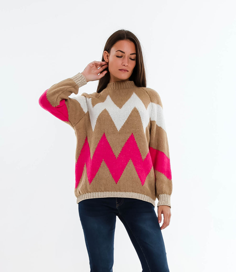 MAGLIONE TEMP SM CAMEL
