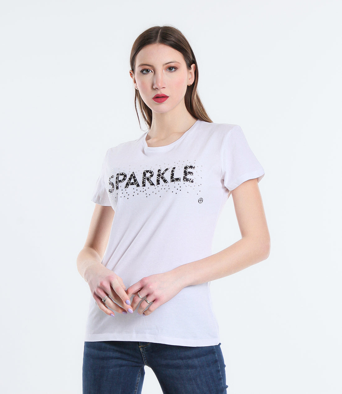 T-SHIRT SPARKLE LXL BIANCO