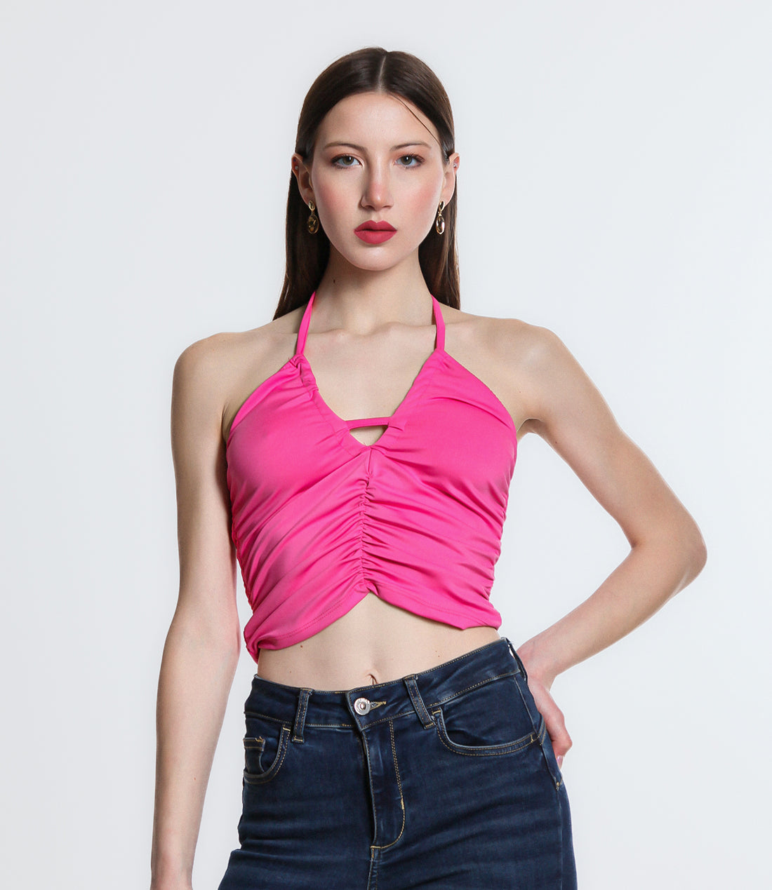 TOP DISCO LXL FUCSIA