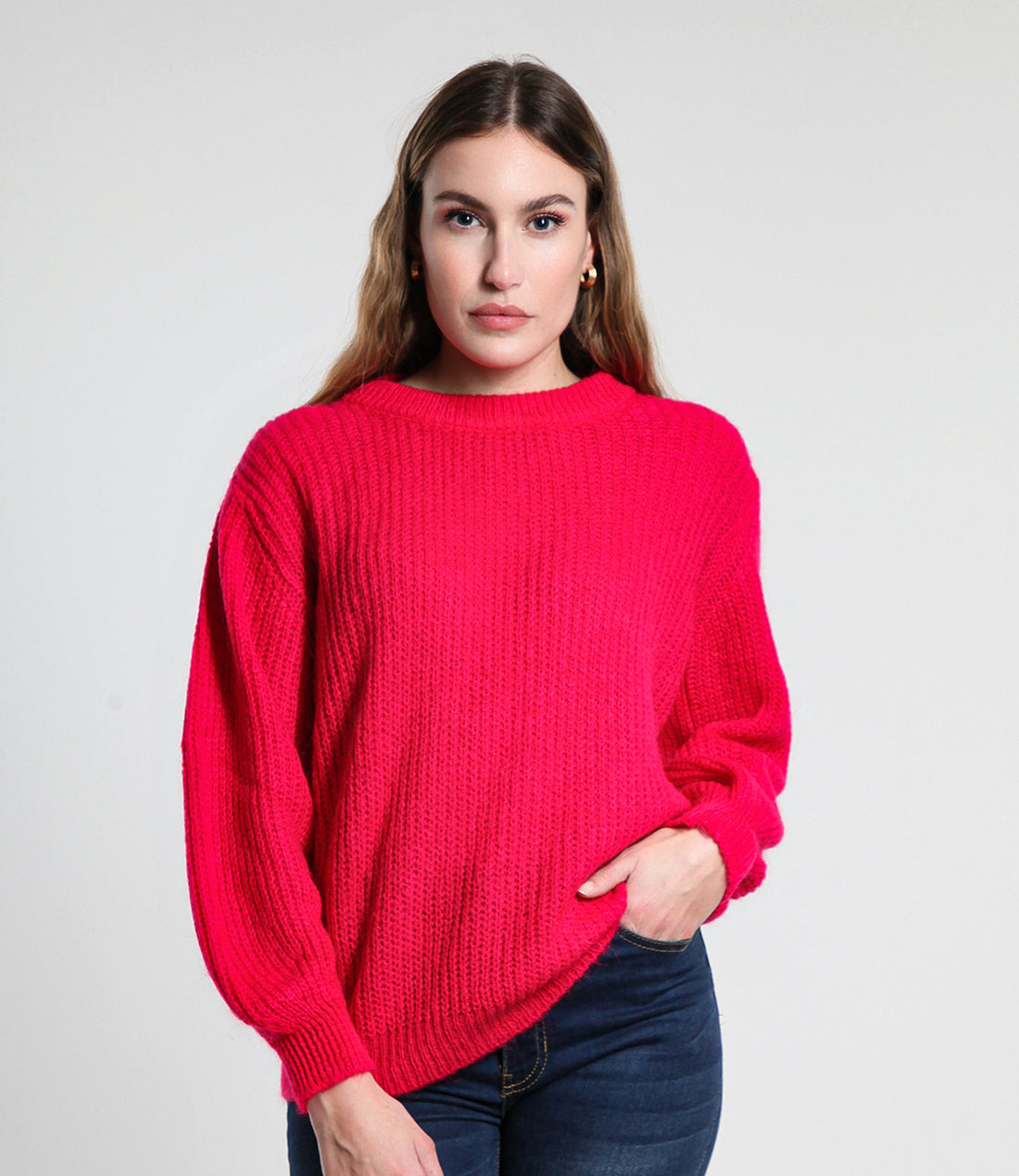 MAGLIONE VALENTINA SM FUCSIA