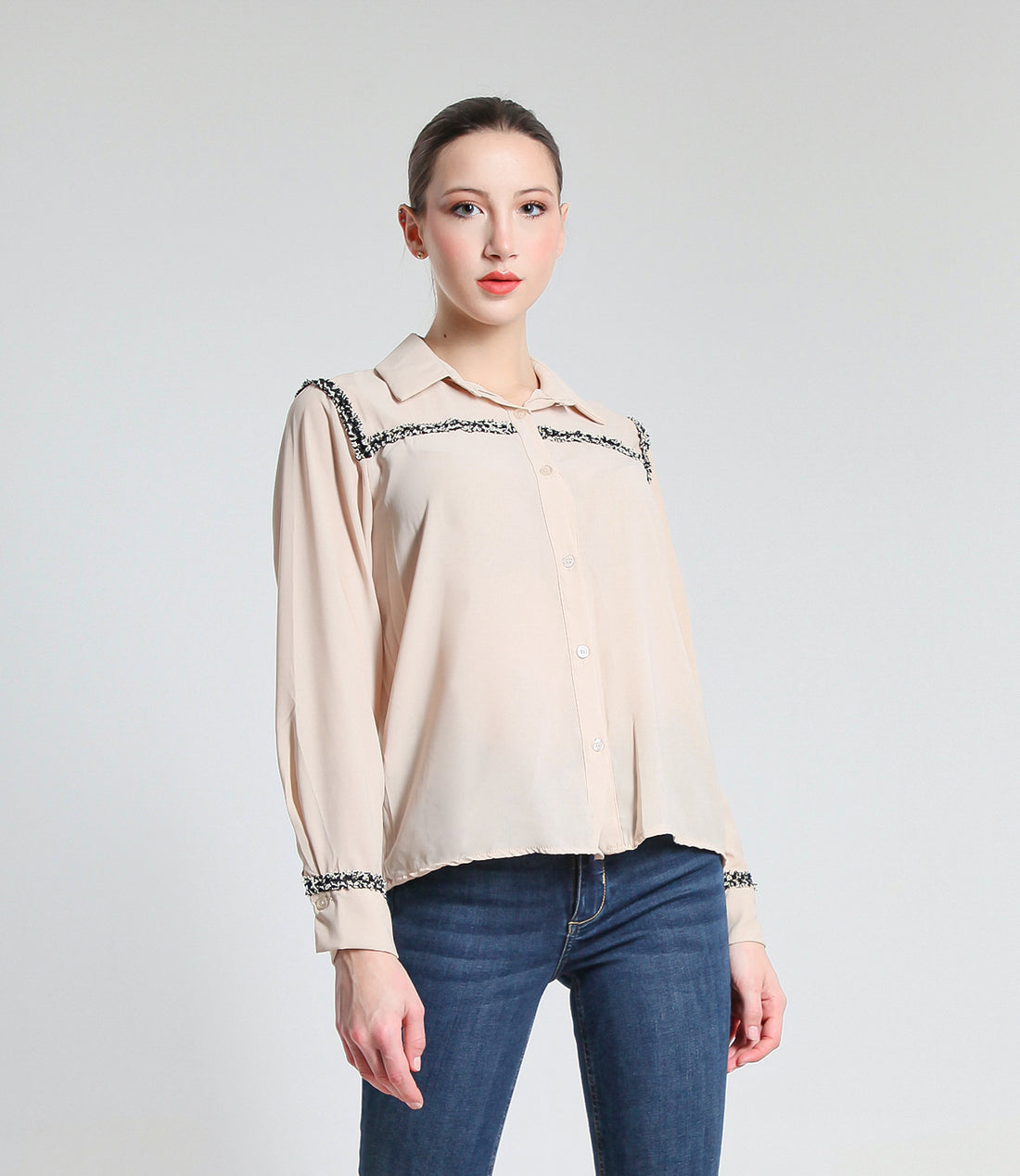 CAMICIA CHARME SEVENTY LXL CREMA