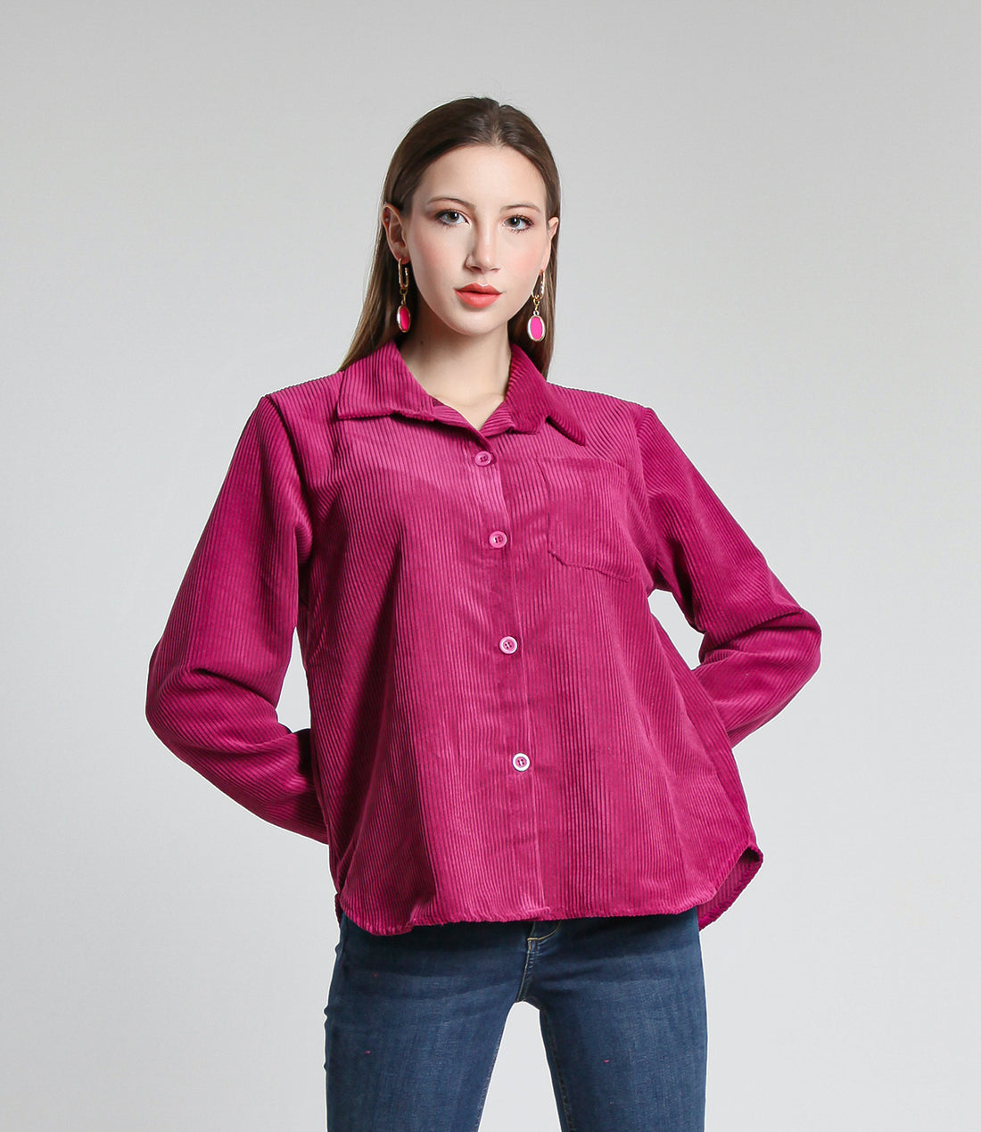 CAMICIA VELVET LXL AMARENA