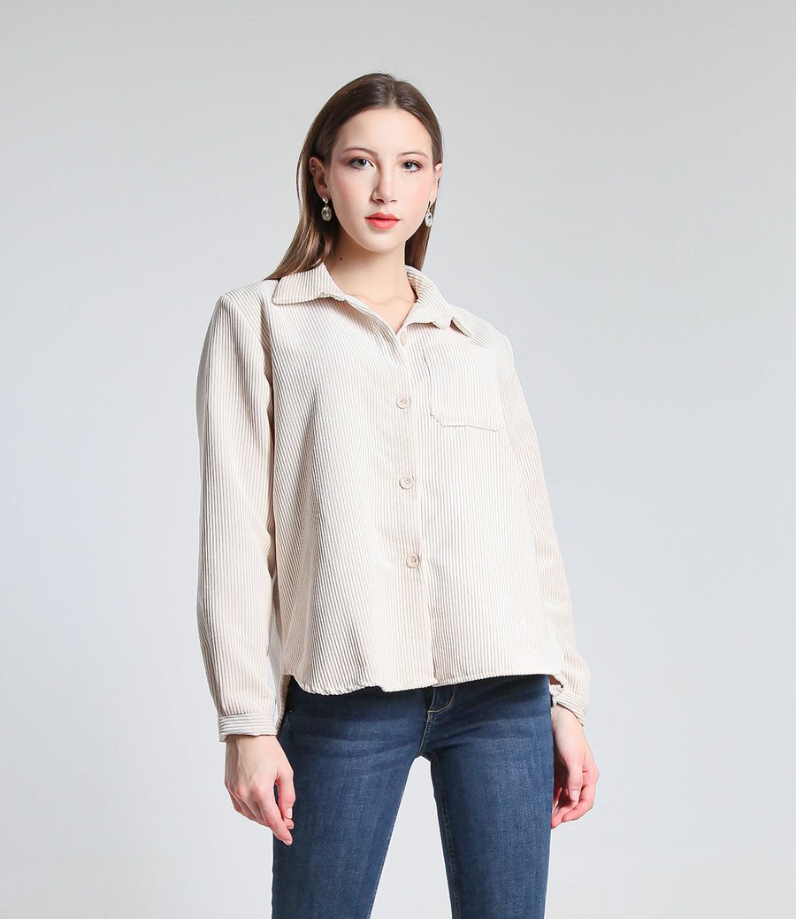 CAMICIA VELVET LXL PANNA