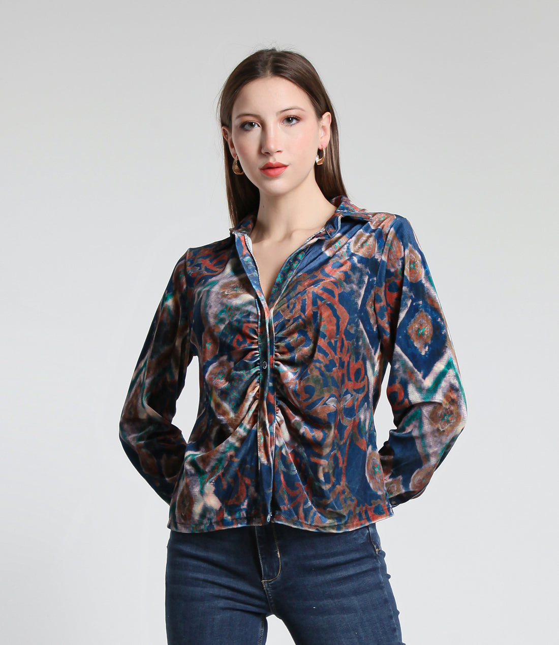 CAMICIA IRLANDA SM BLU