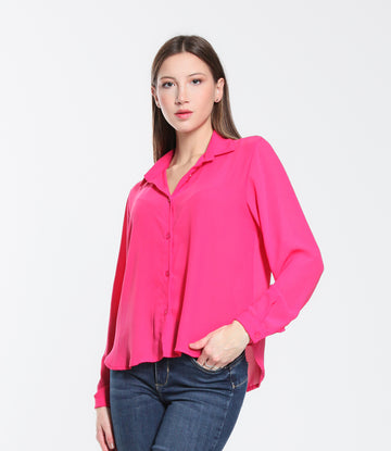 CAMICIA CHARME ONE SM FUCSIA