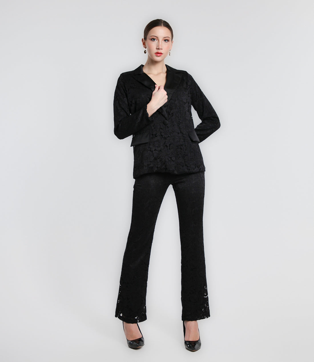GIACCA PIZZO SM NERO