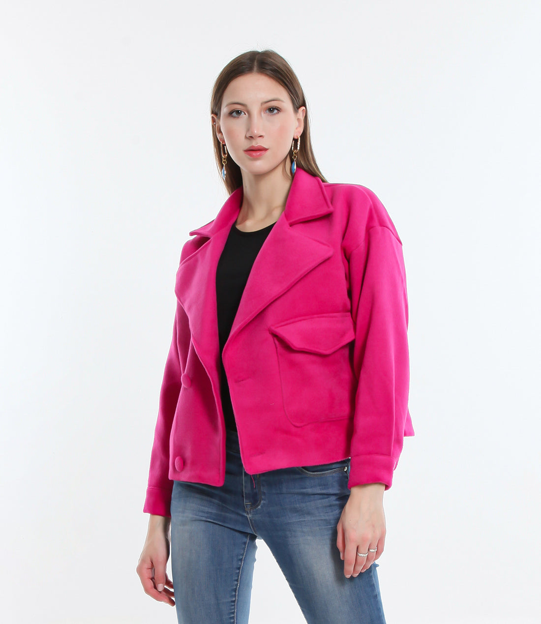 CAPPOTTO PRINT SM FUCSIA