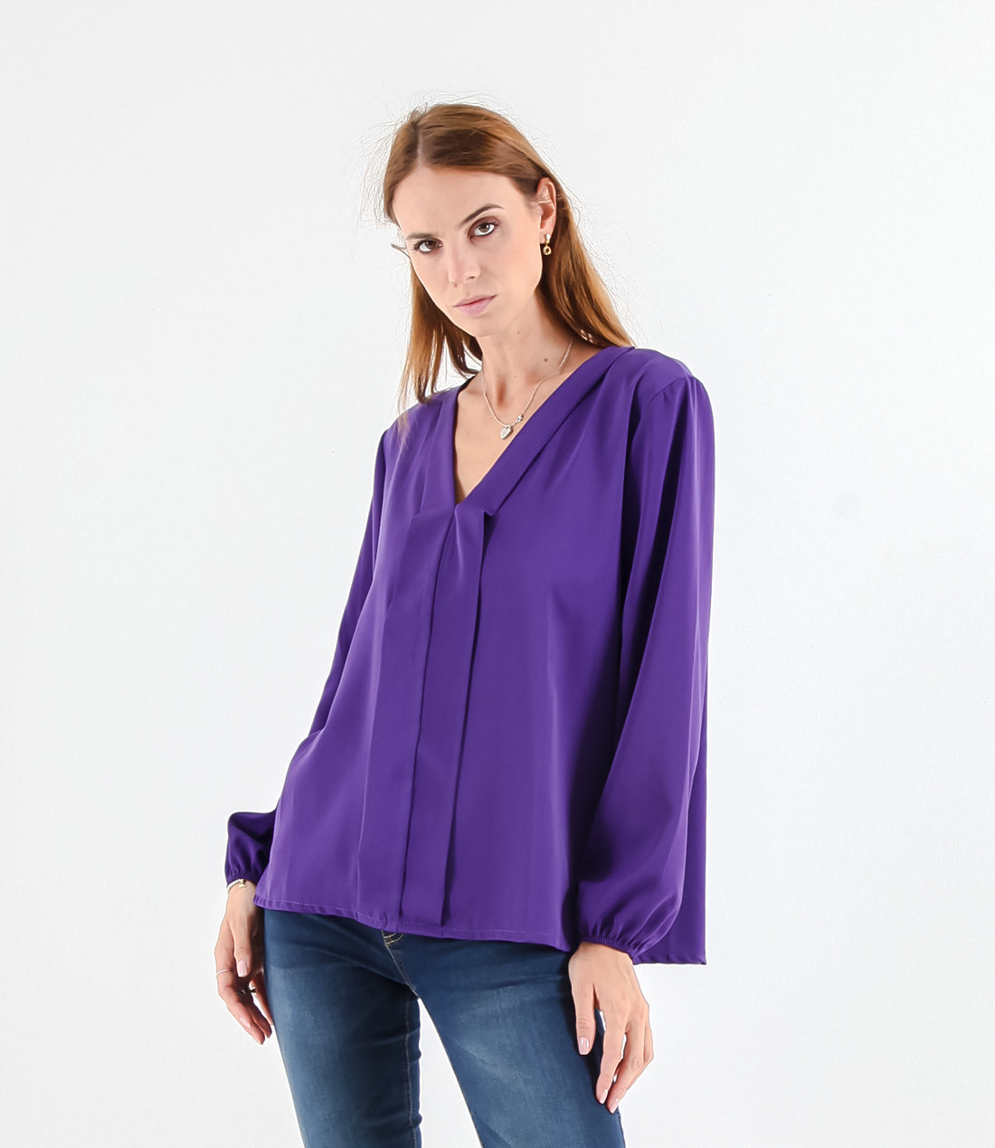 BLUSA BASIK SM VIOLA
