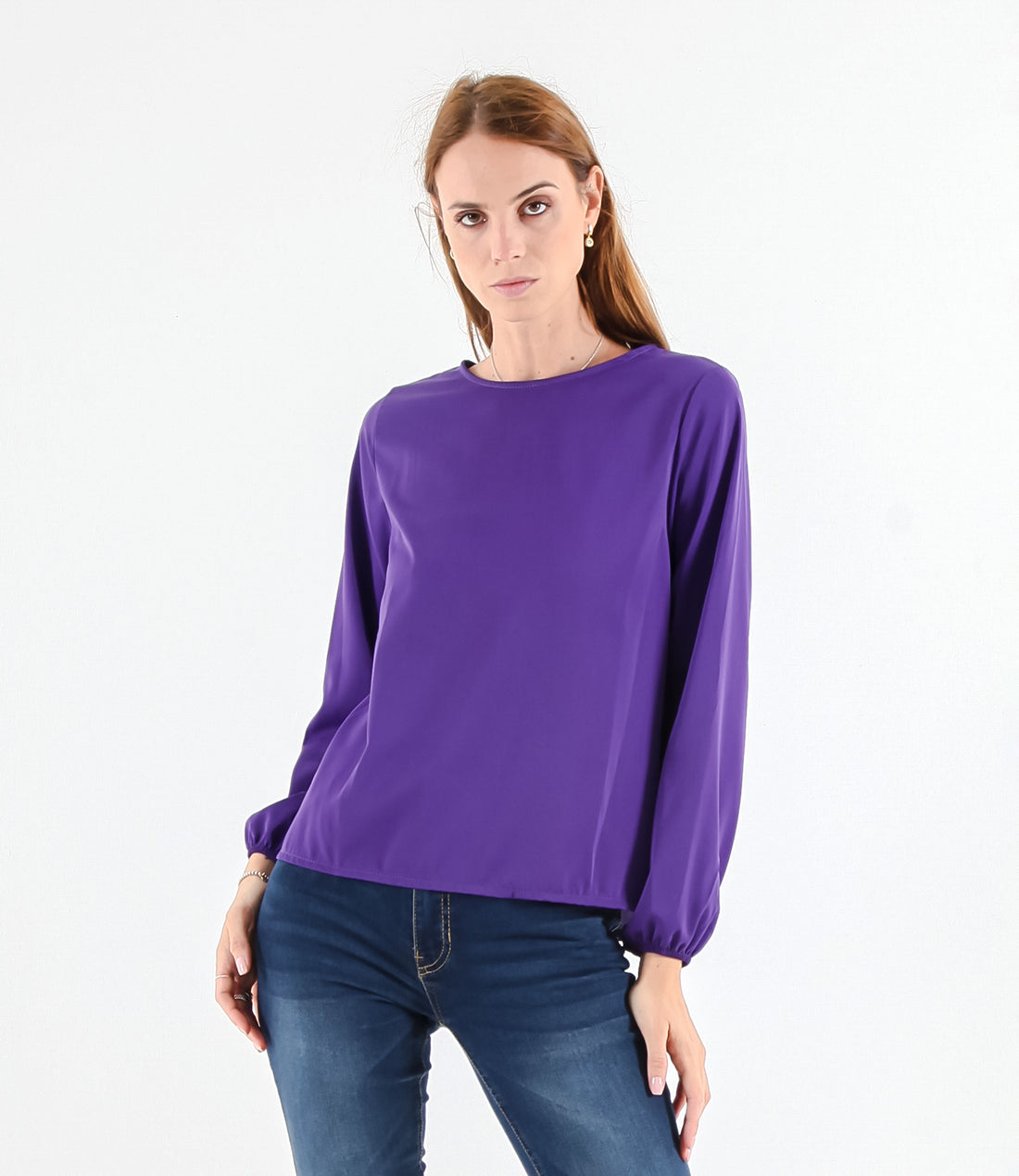 BLUSA BASIK SM VIOLA